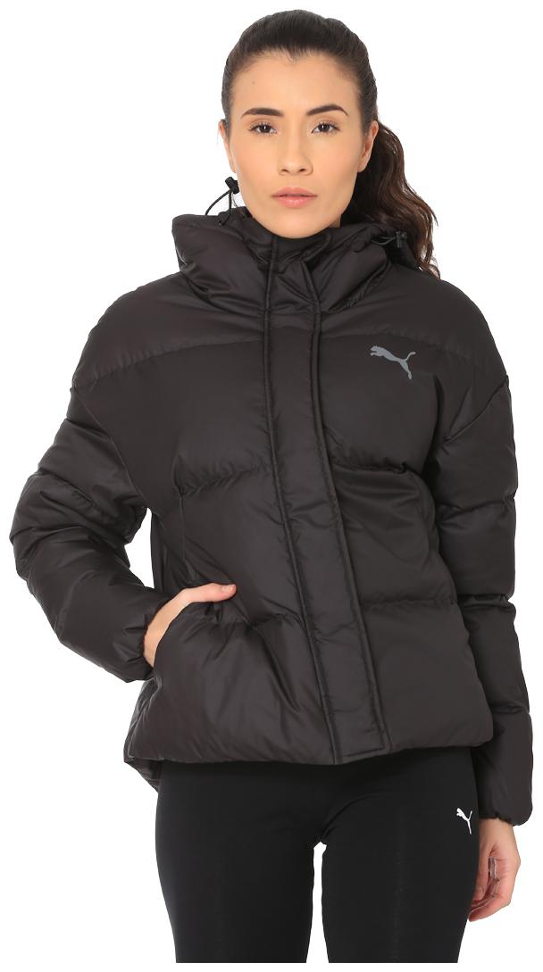 

Puma Women Solid Regular Jacket - Black