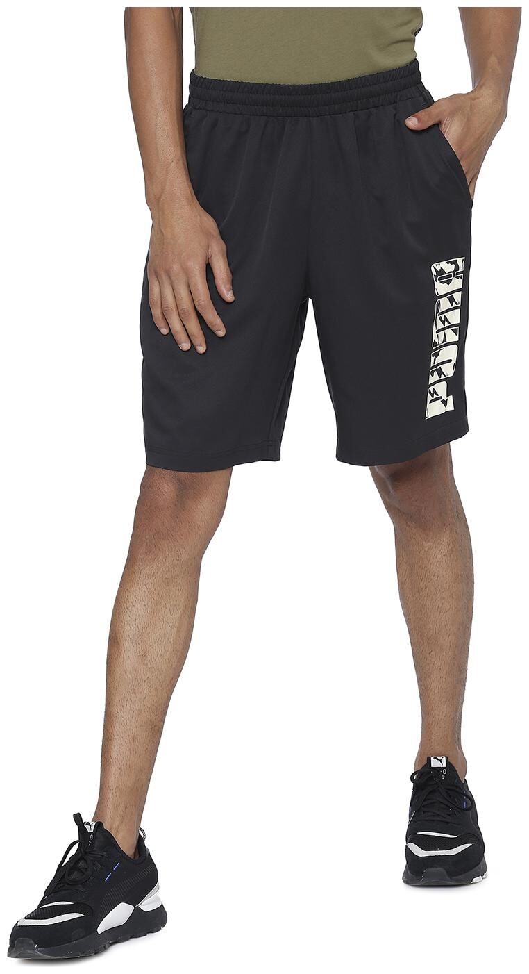 

Puma Men Black Regular Fit Regular Shorts
