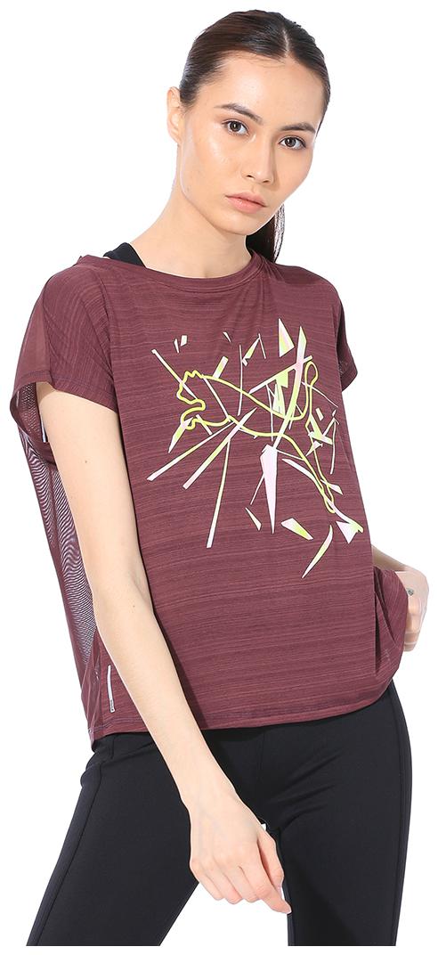 

Puma Women Printed Regular top - Brown