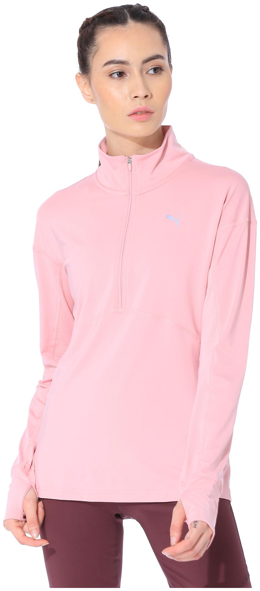 

Puma Women Self Design Sweatshirt - Pink