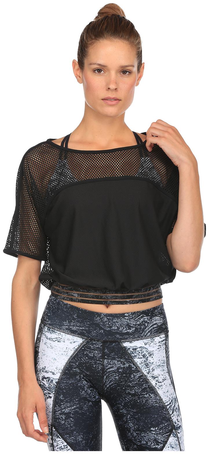 

Puma Women Black Regular fit Round neck Polyester T shirt