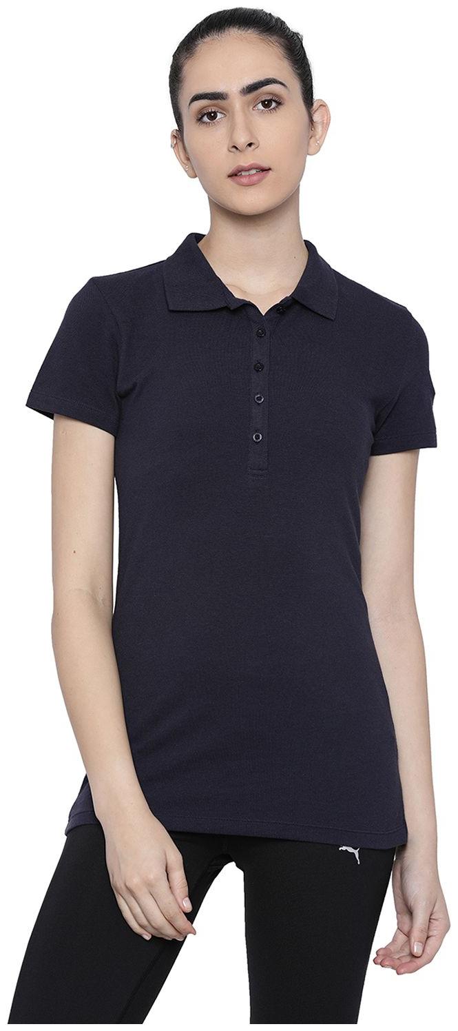 

Puma Women Solid Sports T-Shirt - Blue