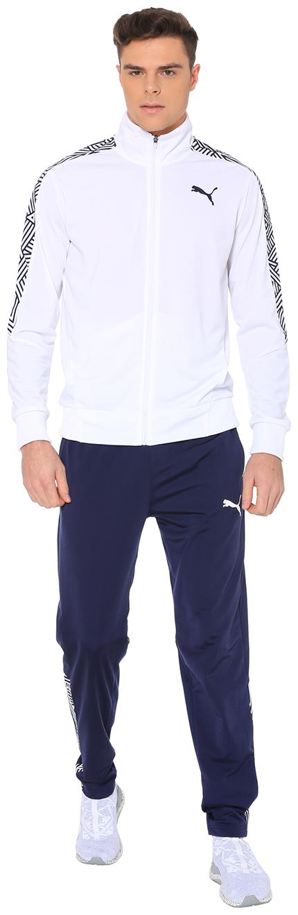 

Puma Men White Solid Regular Fit Track Suit