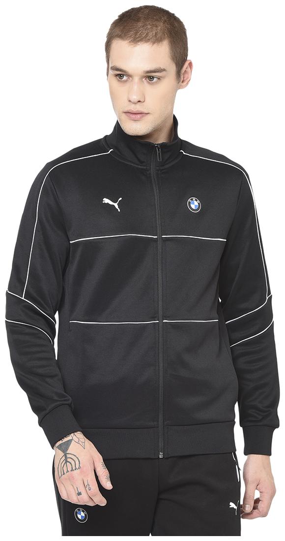 

Puma Men Black Solid Quilted jacket