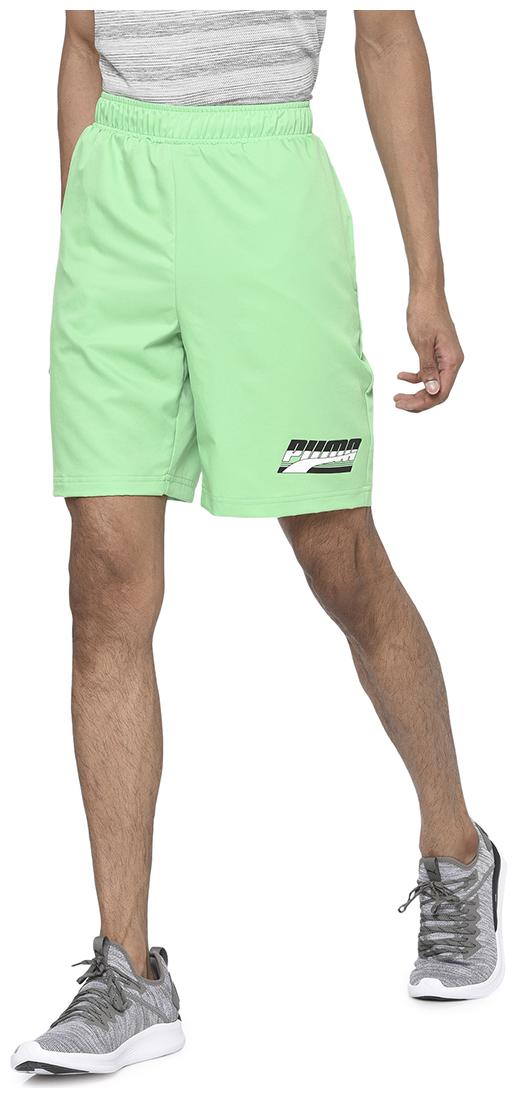 

Puma Men Green Regular Fit Regular Shorts