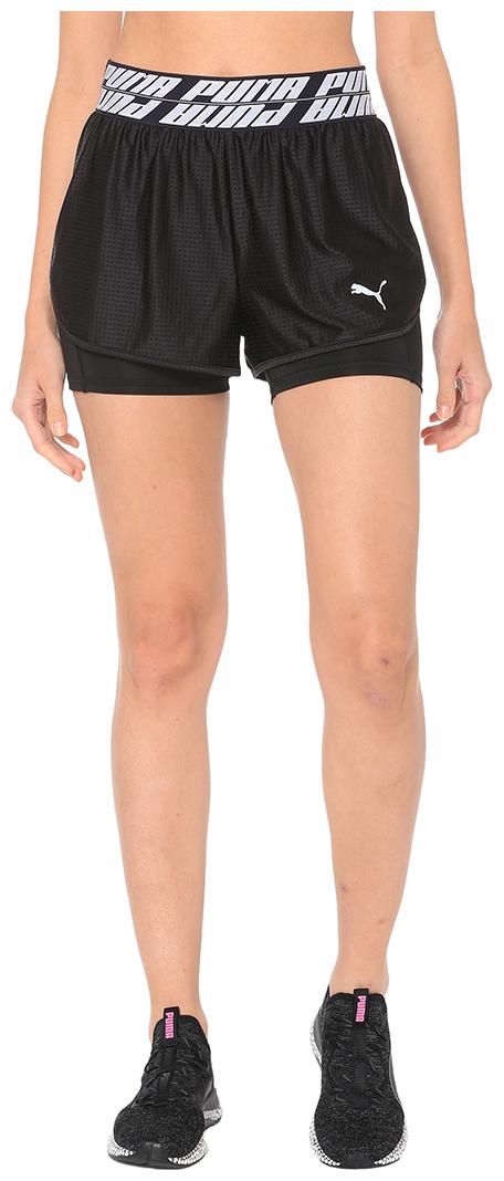 

Puma Women Solid Sport shorts - Black