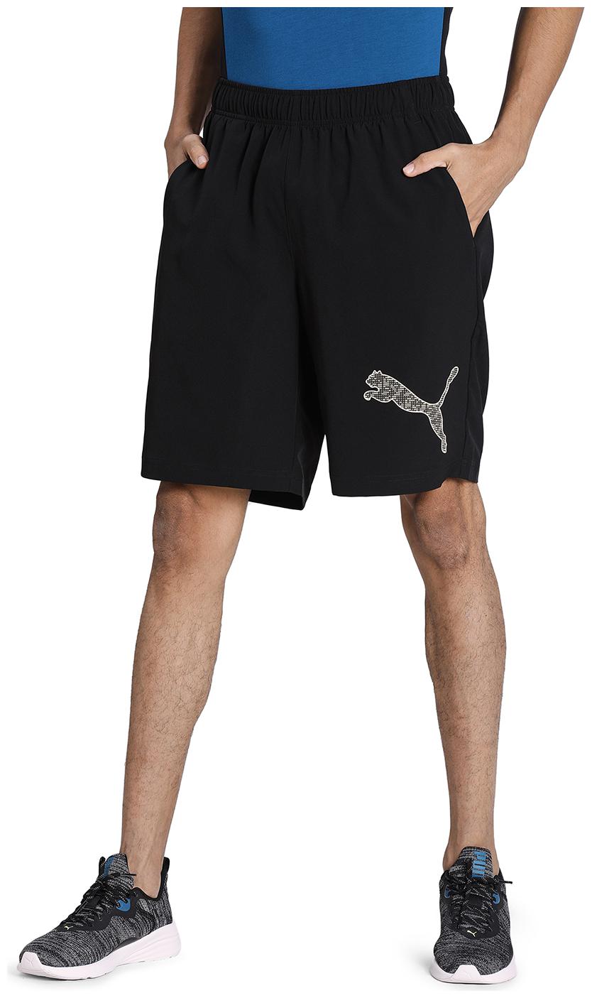 

Puma Men Black Regular Fit Regular Shorts