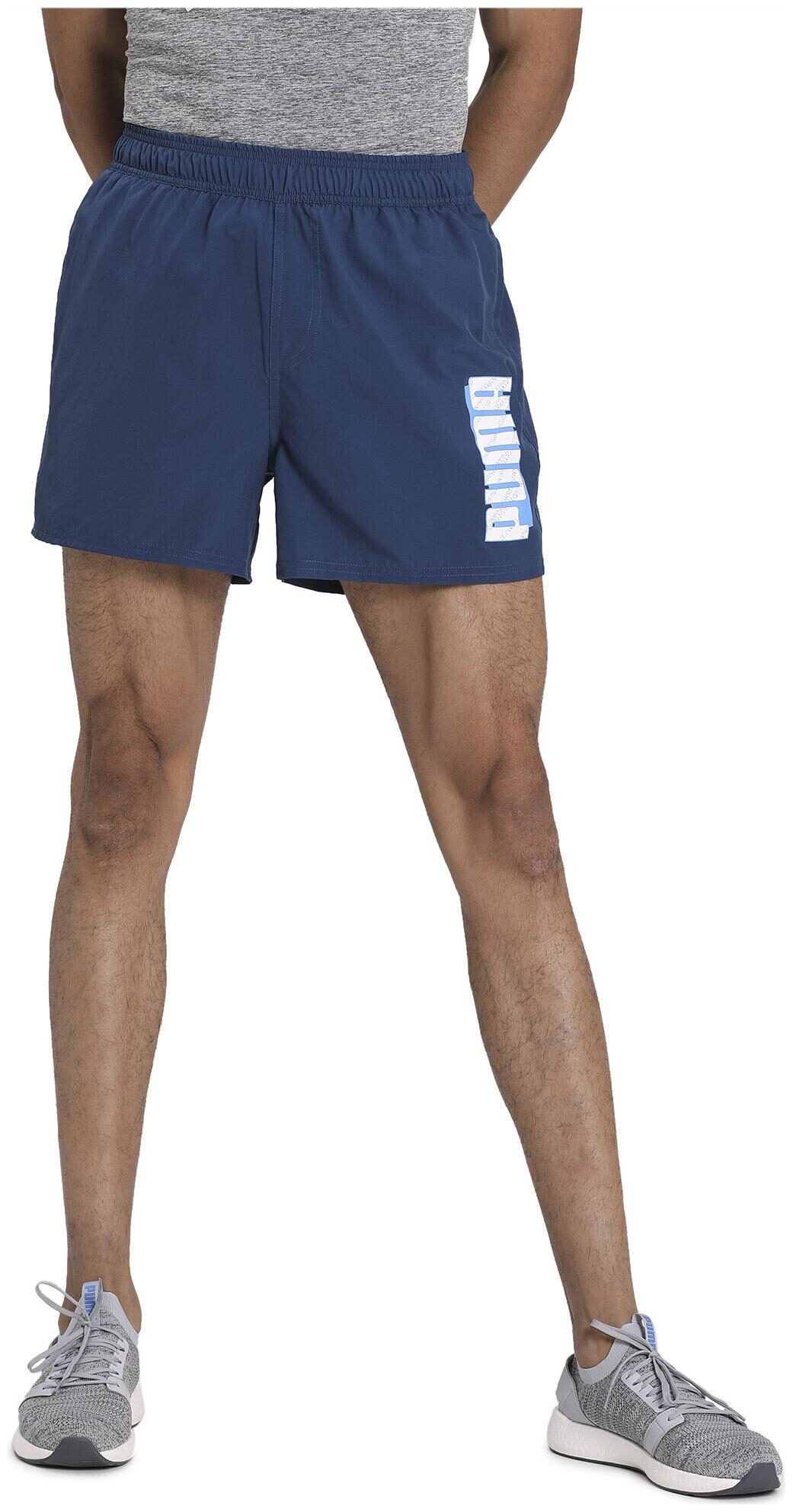 

Puma Men Blue Regular Fit Regular Shorts