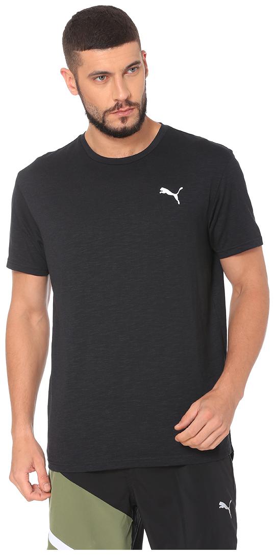 

Puma Men Black Regular fit Polyester Round neck T-Shirt - Pack Of 1