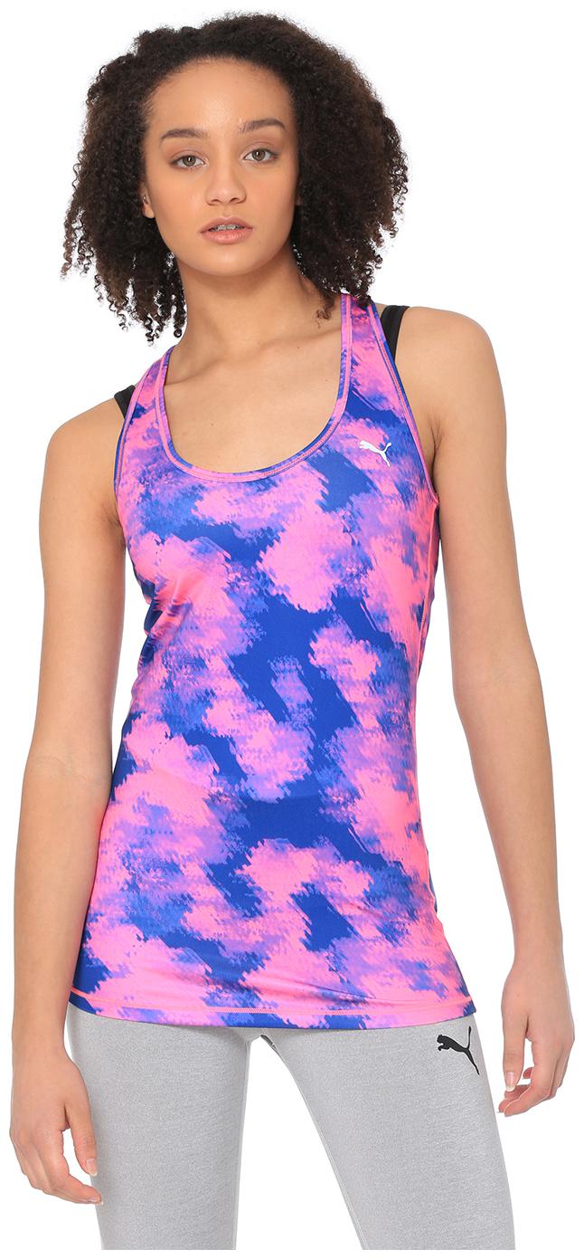 

Puma Women Pink Regular fit Round neck Polyester T shirt