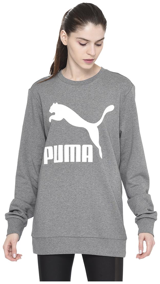 

Puma Men Grey Round neck Sweatshirt