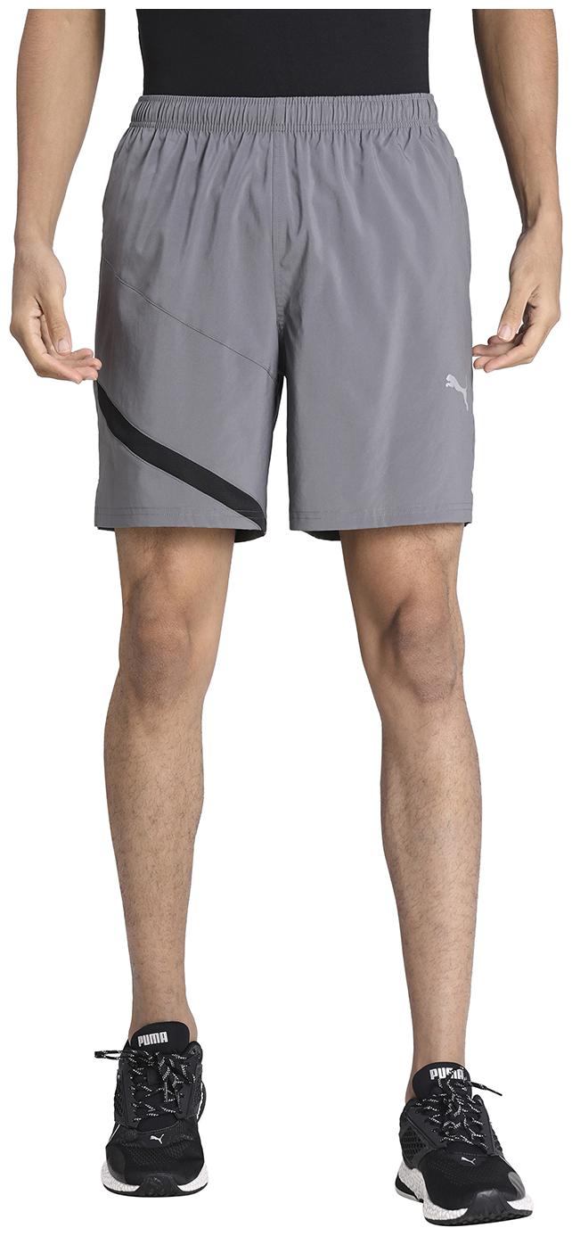 

Puma Men Grey Regular Fit Regular Shorts