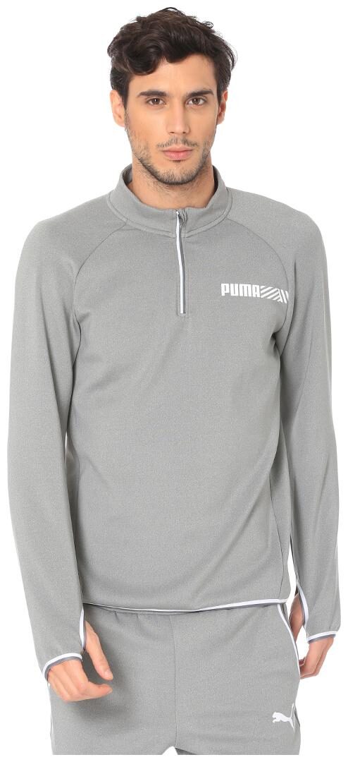 

Puma Men Grey Round neck Sweatshirt