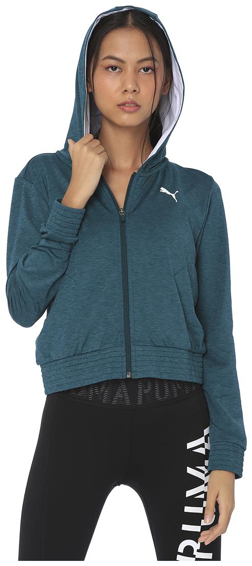 

Puma Women Solid Regular Jacket - Green