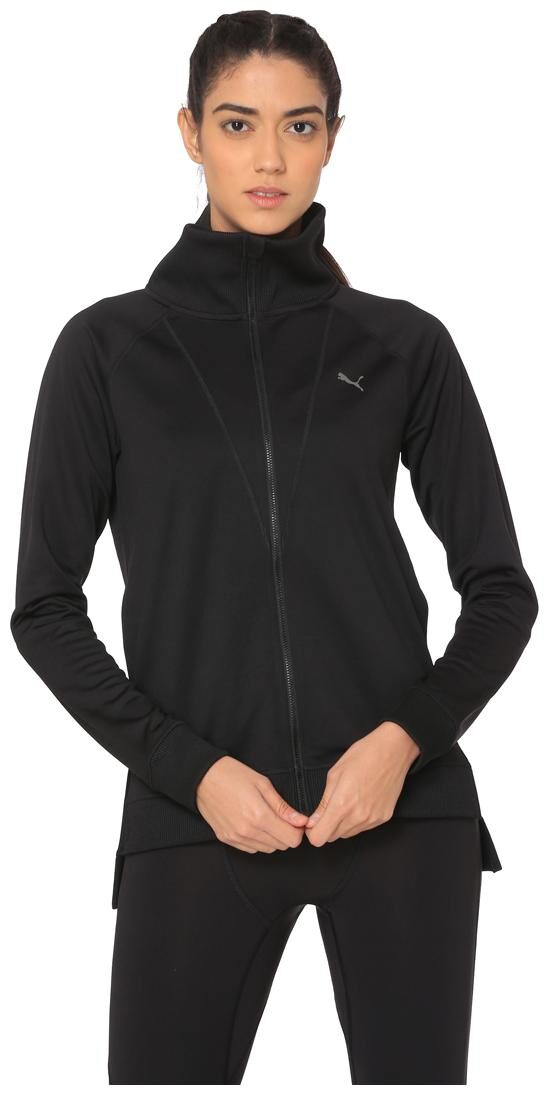 

Puma Women Solid Regular Jacket - Black