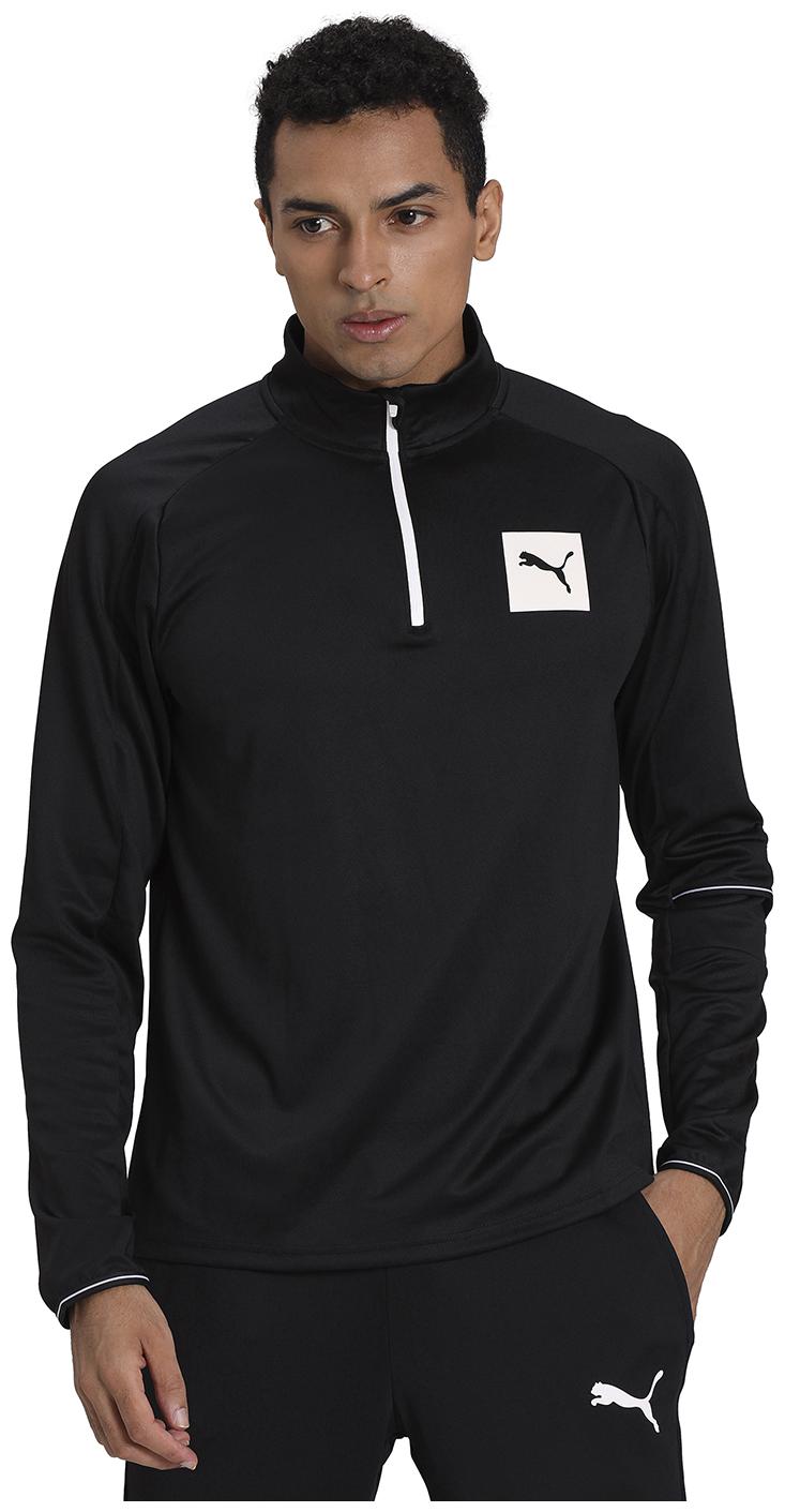 

Puma Men Black High neck Sweatshirt