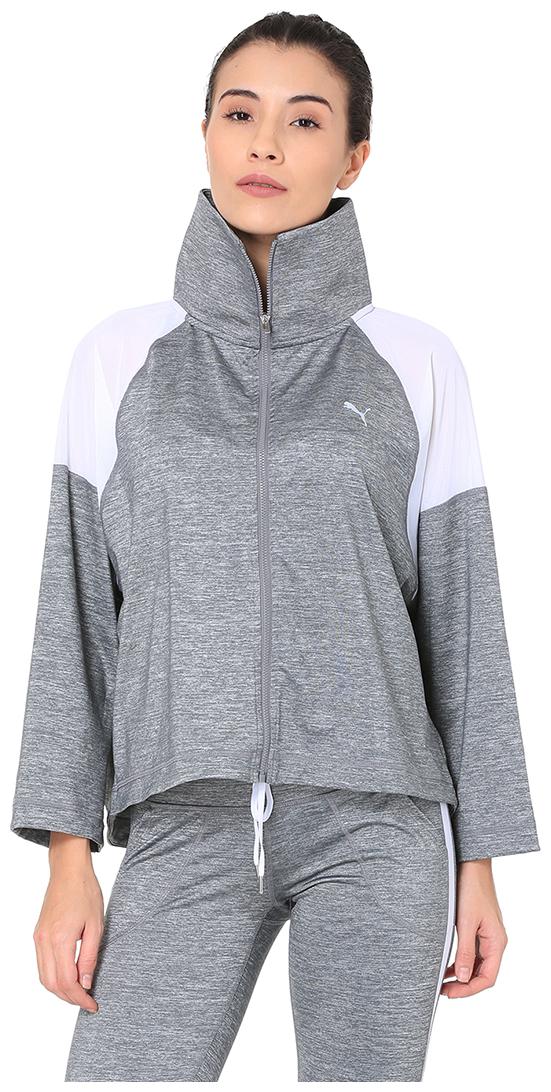 

Puma Women Colorblocked Sports Jacket - Grey