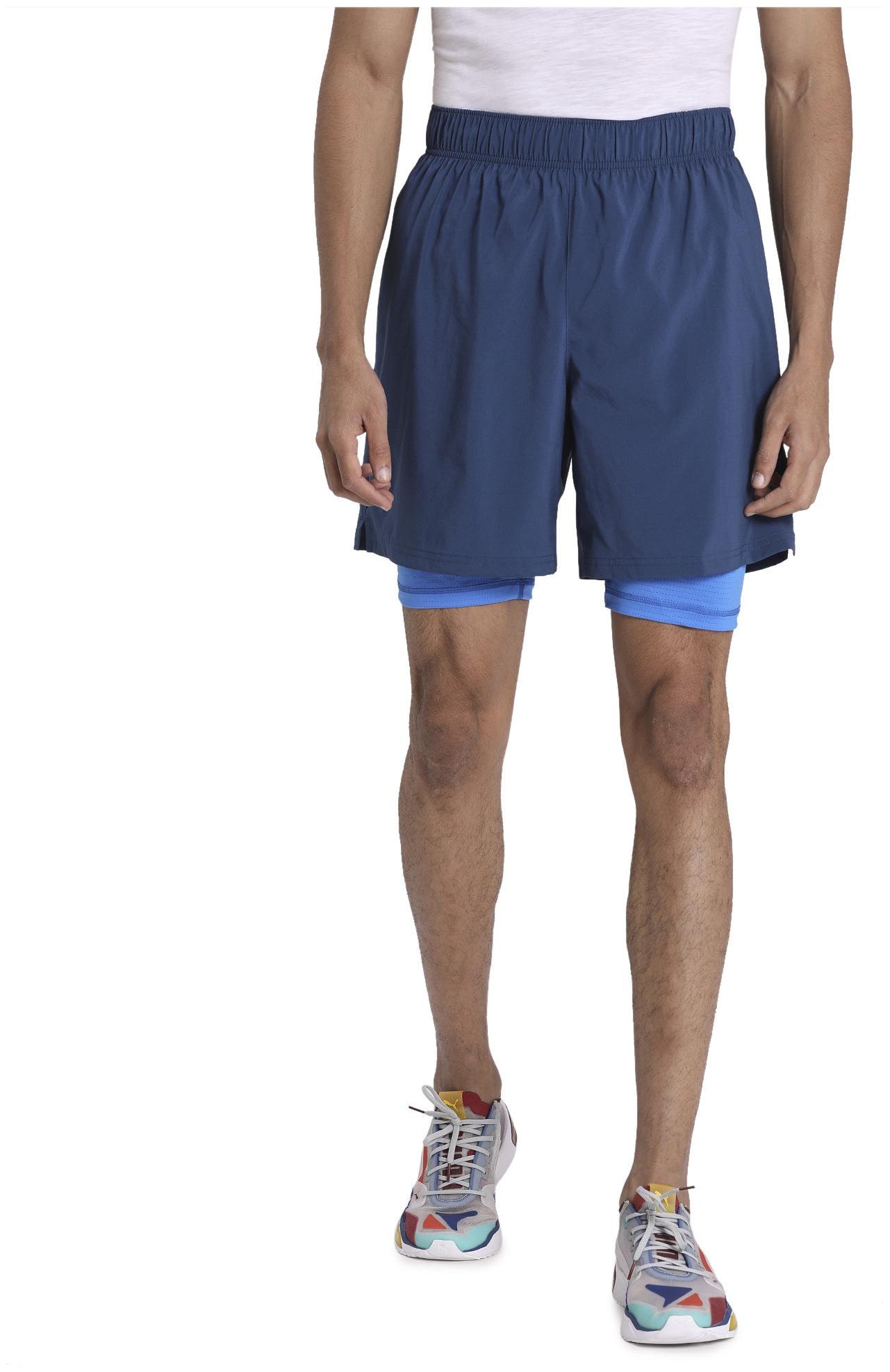 

Puma Men Blue Regular Fit Regular Shorts