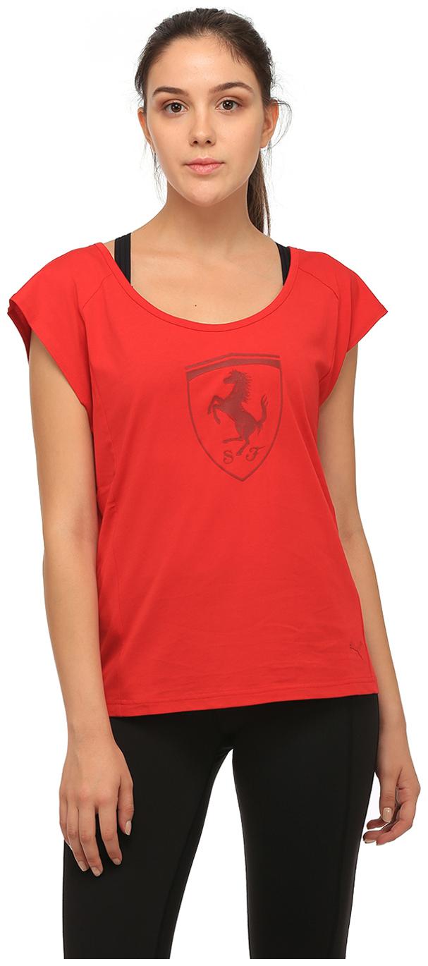 

Puma Women Printed Sports T-Shirt - Red