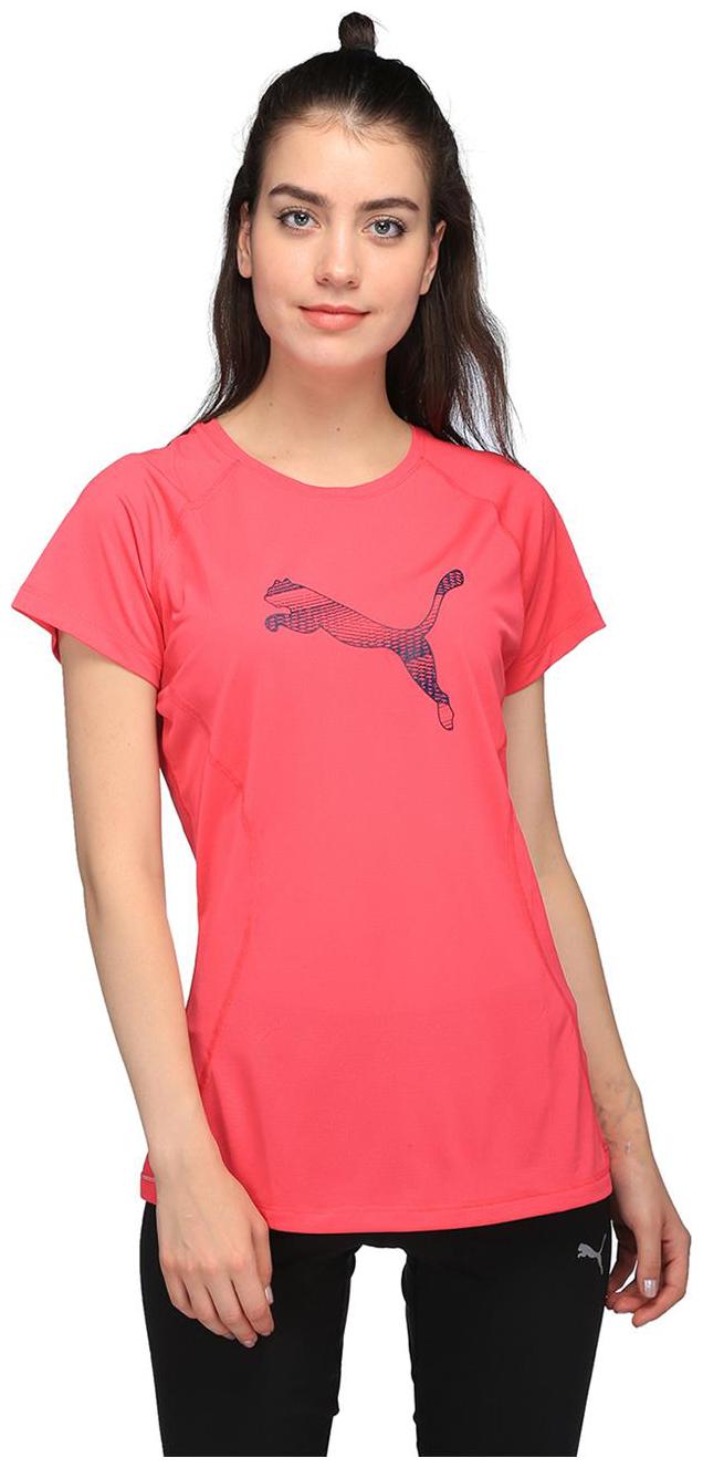 

Puma Women Solid Sports T-Shirt - Red