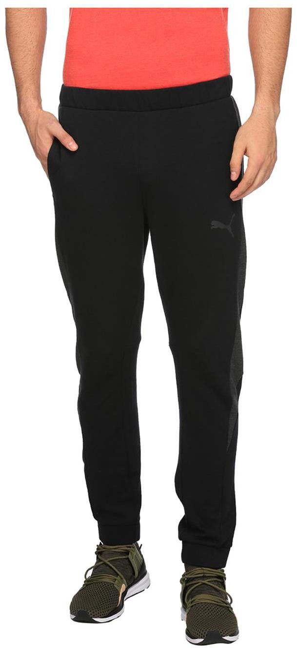 

Puma Men Black Solid Body fit Track pants