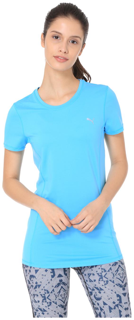 

Puma Women Solid Sports T-Shirt - Blue