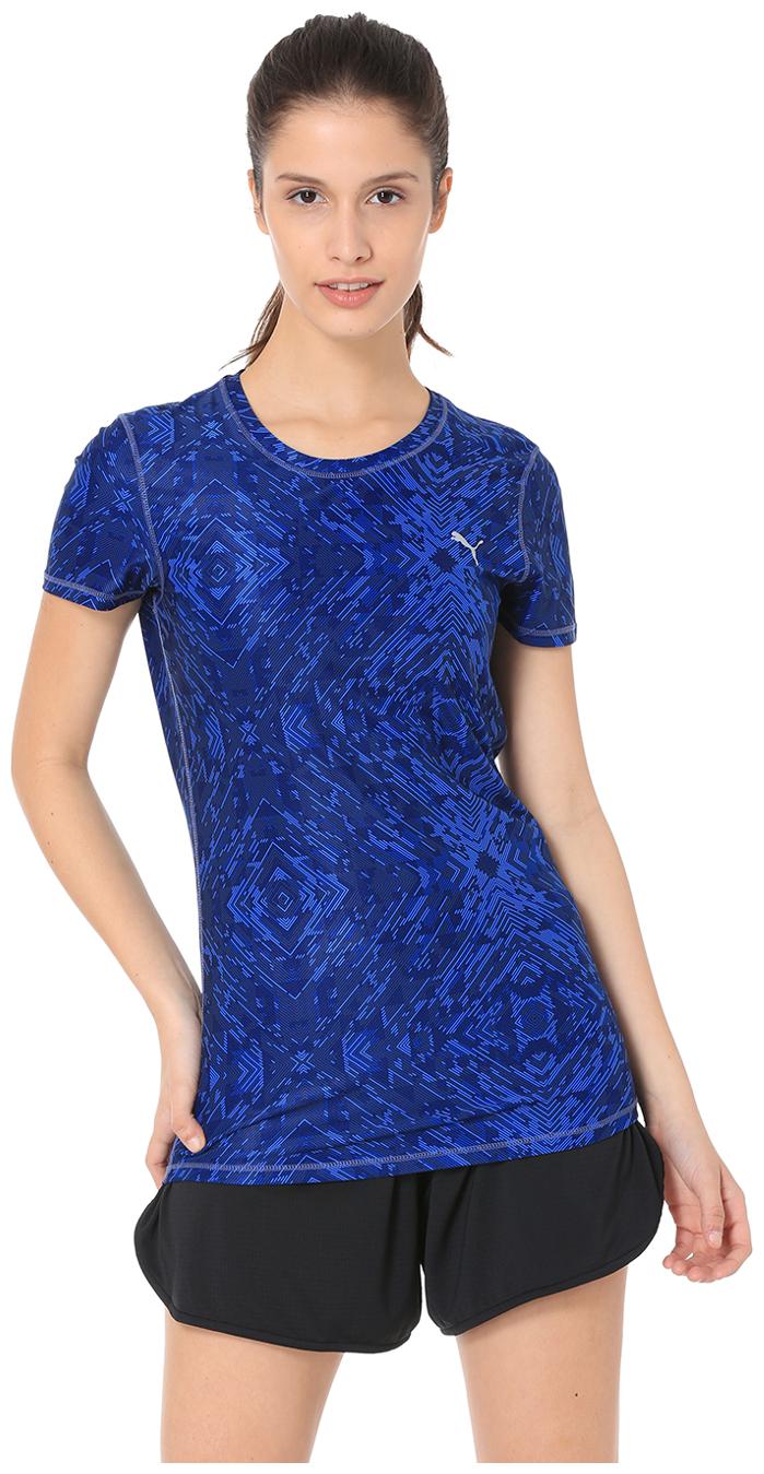 

Puma Women Solid Sports T-Shirt - Blue