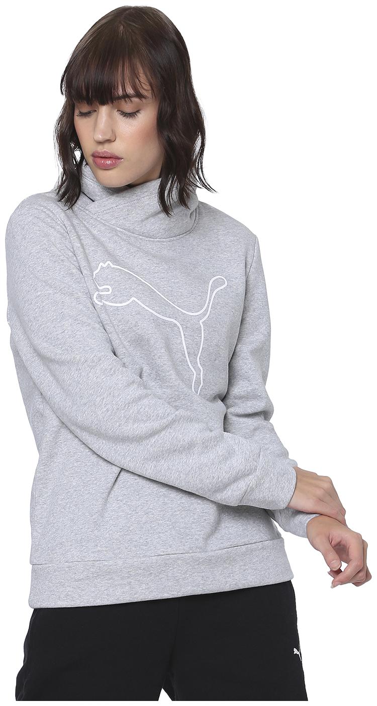 

Puma Women Printed Sweatshirt - Grey