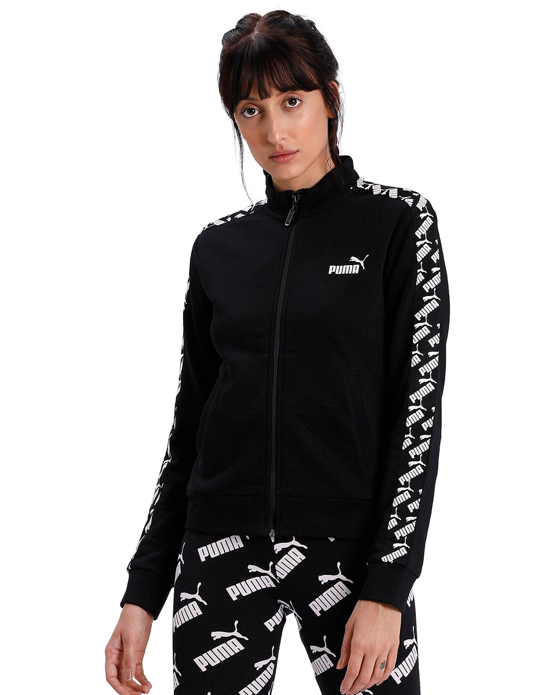 

Puma Women Solid Regular Jacket - Black