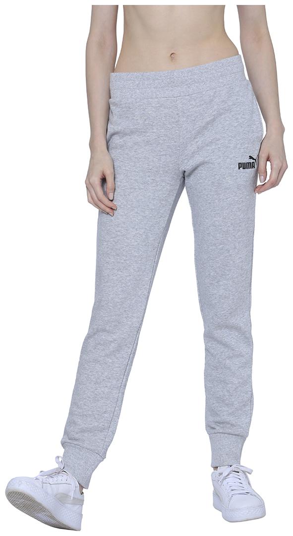 

Puma Women Cotton Solid Joggers (Grey)