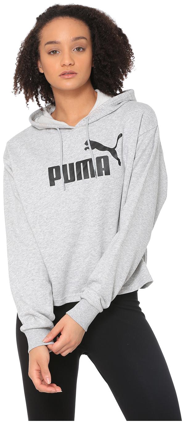 

Puma Women Solid Hoodie - Grey