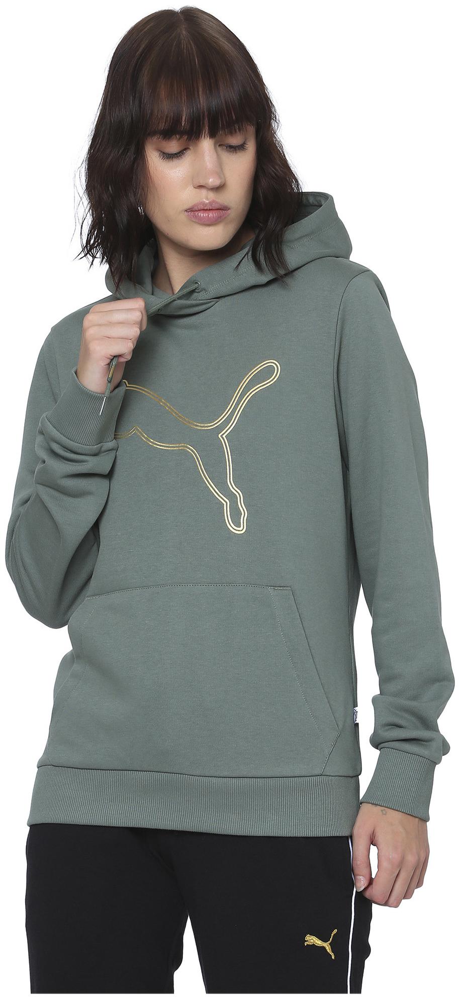 

Puma Women Printed Sweatshirt - Green