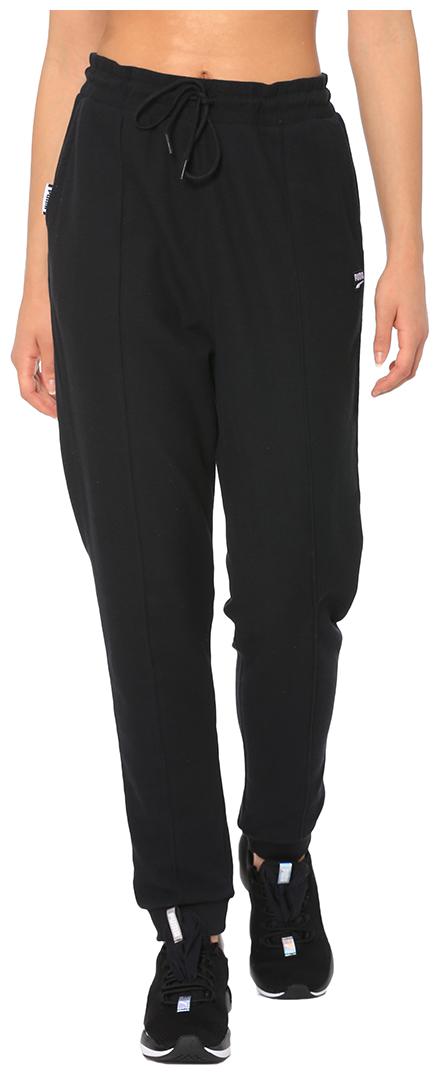 

Puma Women Regular fit Cotton Self design Track pants - Black