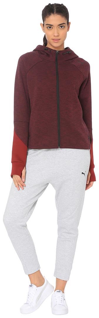 

Puma Women Solid Hoodie - Maroon