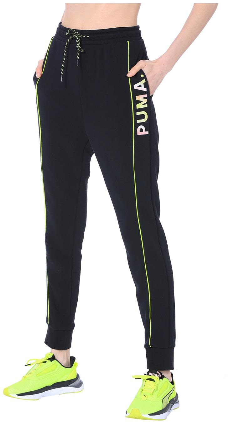 

Puma Women Regular fit Cotton Solid Track pants - Black