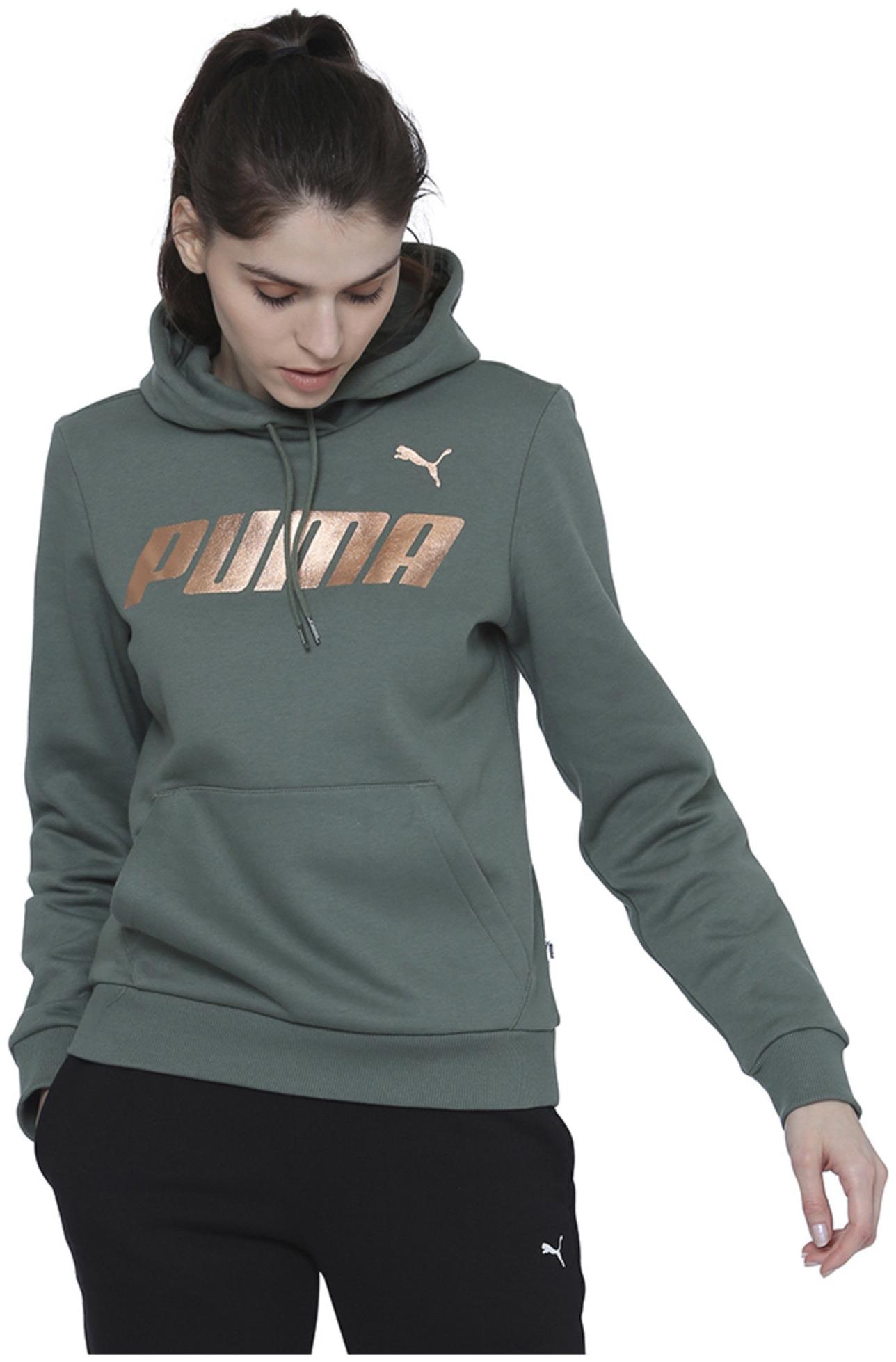 

Puma Women Printed Sweatshirt - Green