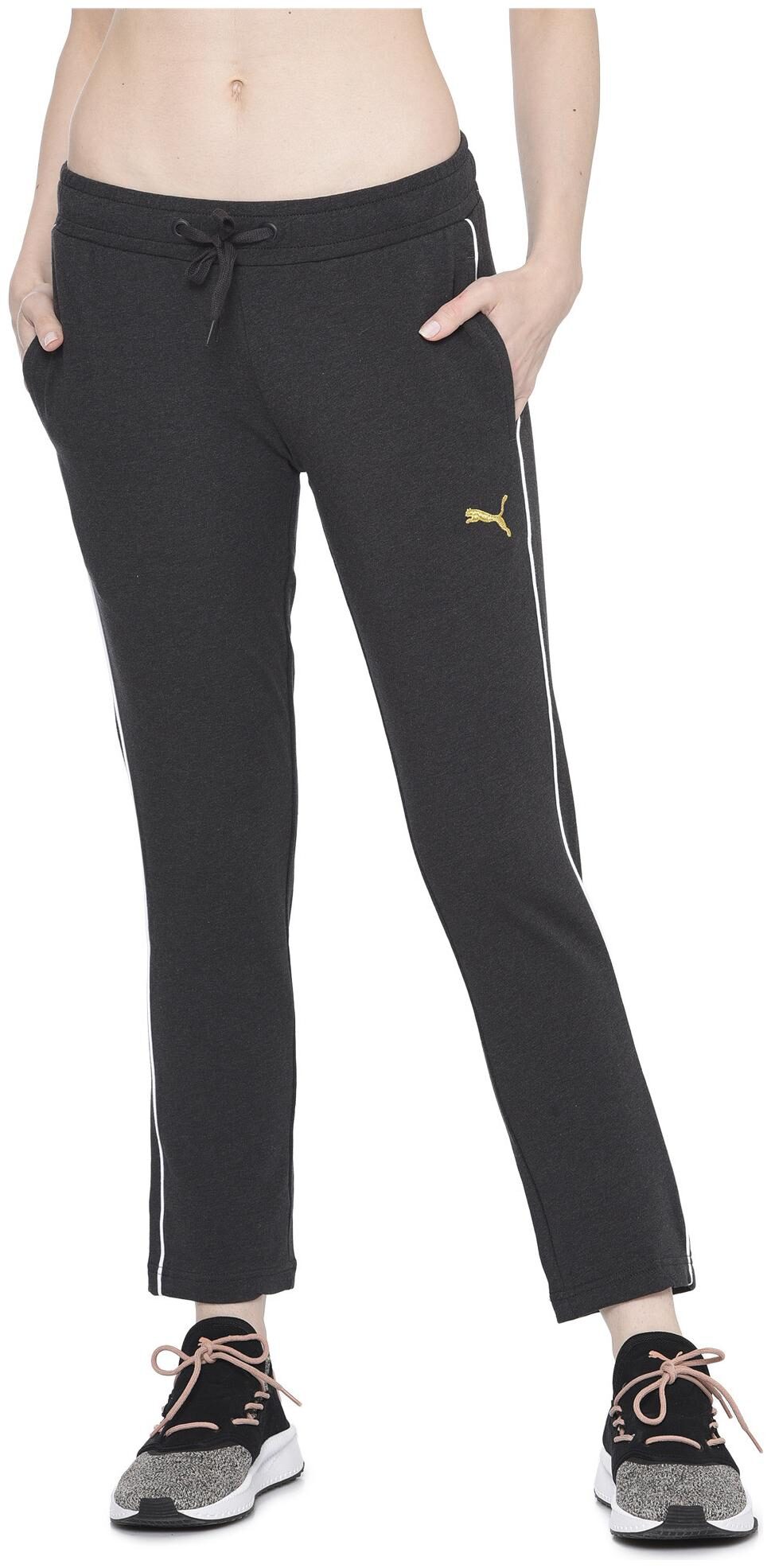 

Puma Women Regular fit Cotton Solid Track pants - Grey