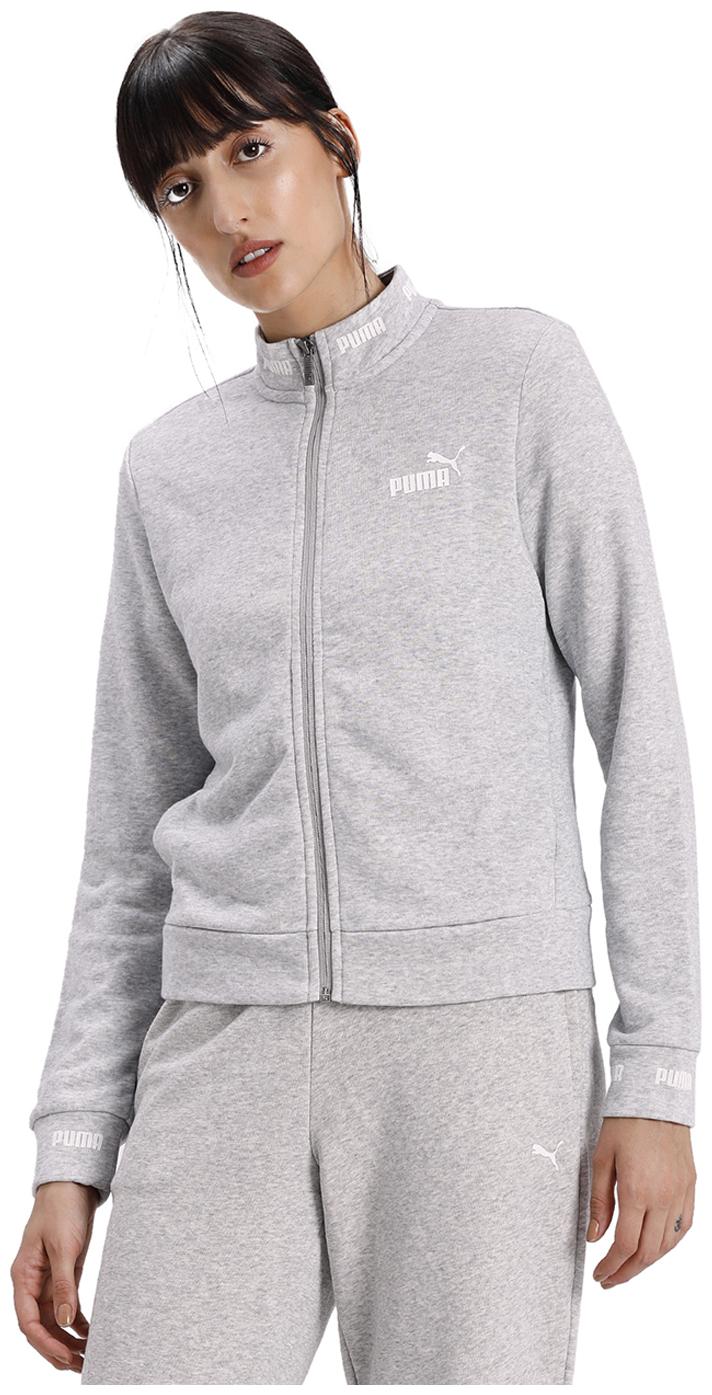

Puma Women Solid Regular Jacket - Grey