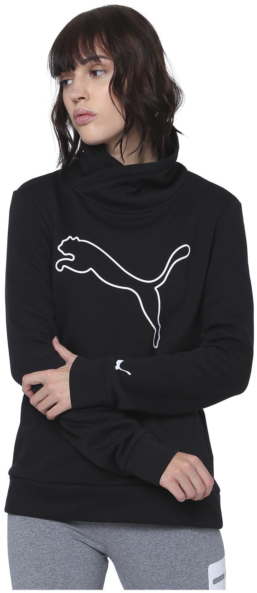 

Puma Women Printed Sweatshirt - Black