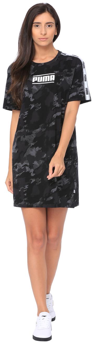 

Puma Black Graphic T shirt dress