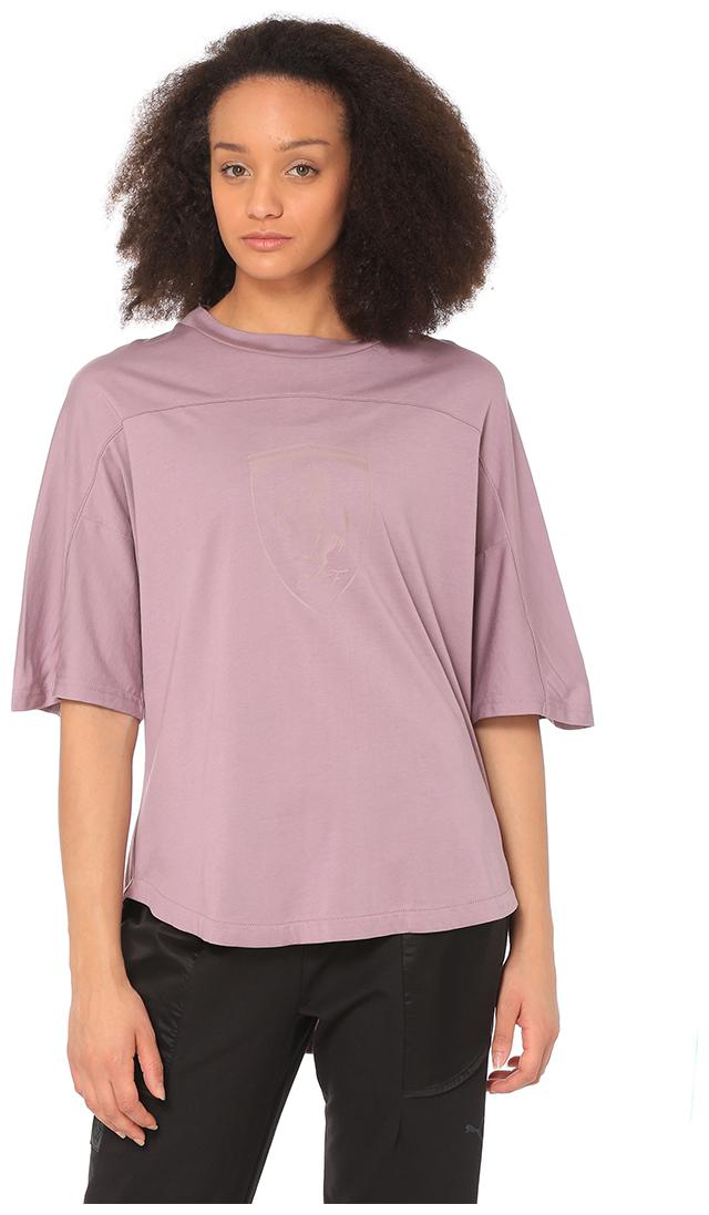 

Puma Women Grey Regular fit Round neck Cotton T shirt