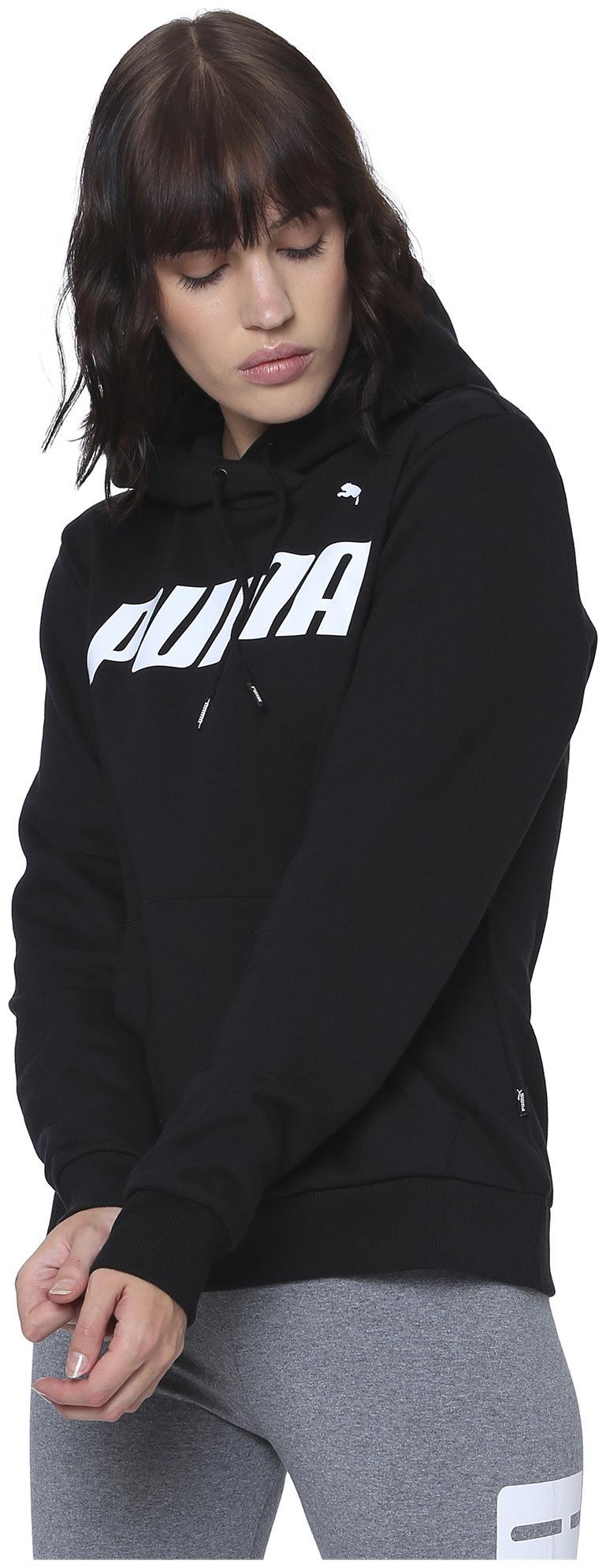 

Puma Women Printed Sweatshirt - Black