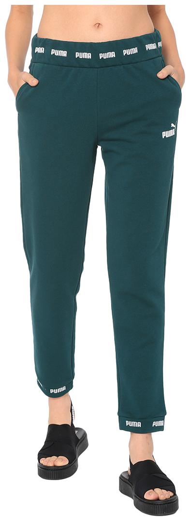 

Puma Women Regular fit Cotton Solid Track pants - Green