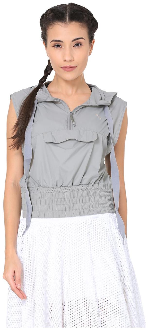 

Puma Women Printed Hoodie - Grey