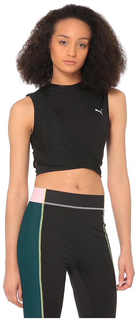 

Puma Women Solid Regular top - Black