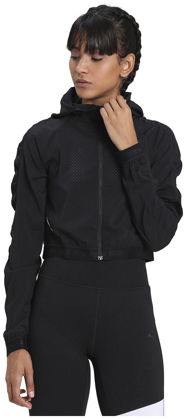 

Puma Women Solid Regular Jacket - Black