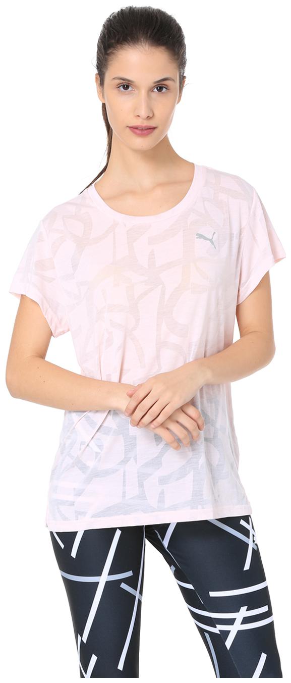 

Puma Women Solid Sports T-Shirt - Pink