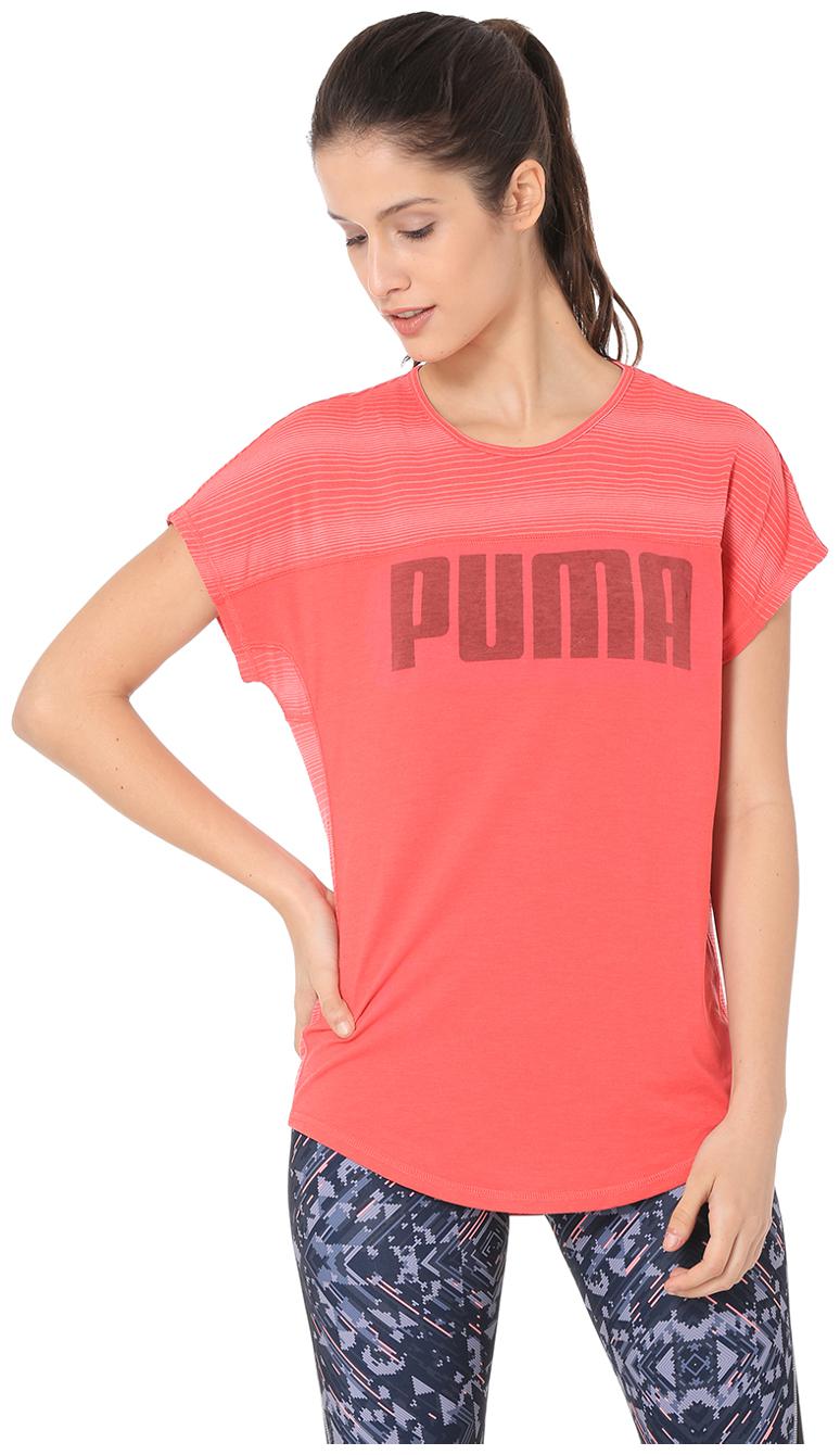 

Puma Women Solid Sports T-Shirt - Red
