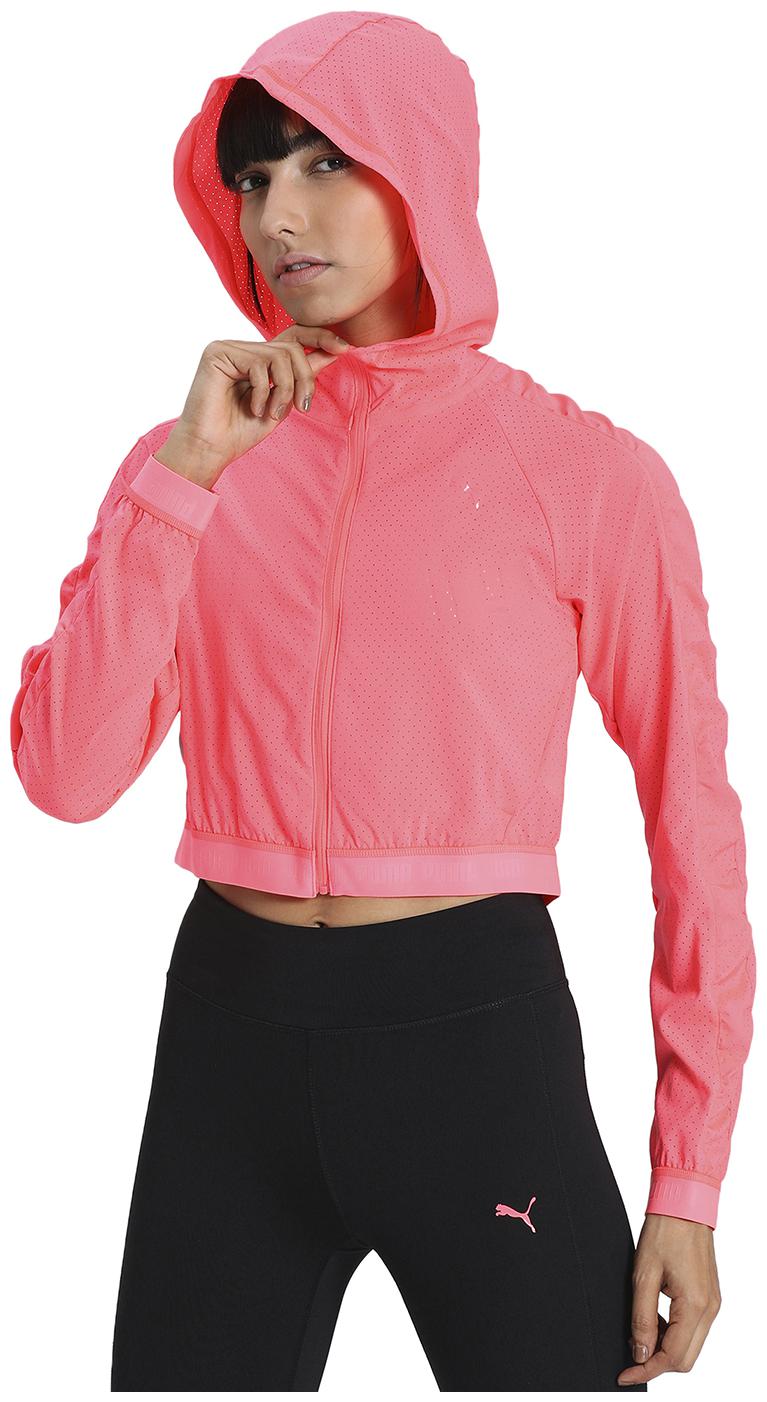 

Puma Women Solid Regular Jacket - Pink