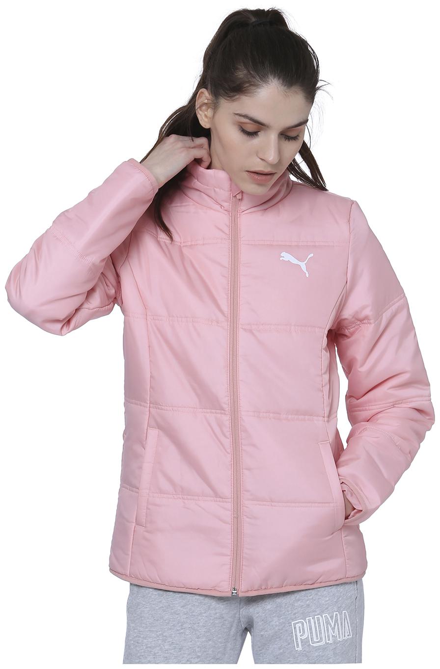 

Puma Women Solid Regular Jacket - Pink